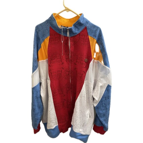 Roca Wear Vintage Men’s 6x Track Jacket Profiteers Hustle Culture Color Block